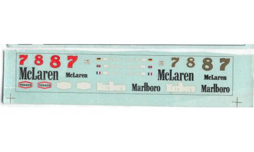 1/20 - 1976 Mc Laren M23 J. Mass / J. Hunt / P. Tambay